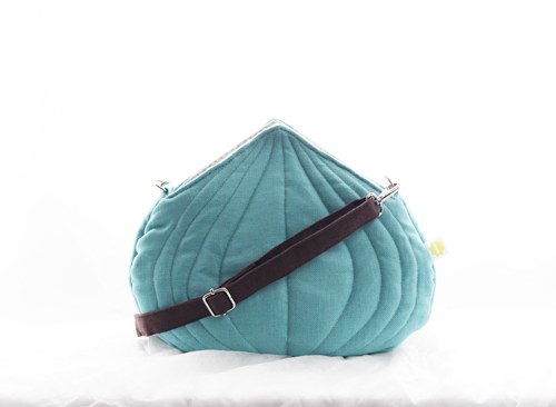 Kabelka Linen Aqua...sleva — foto 3