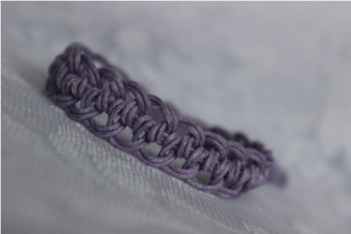 Mlhavé ráno.. Náramek macramé — foto 3