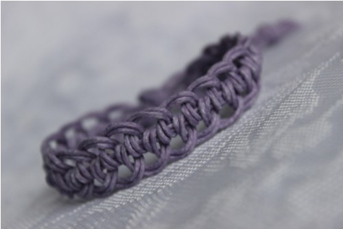 Mlhavé ráno.. Náramek macramé — foto 5