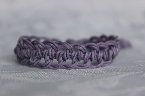 Mlhavé ráno.. Náramek macramé — foto 2