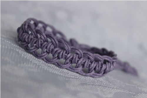 Mlhavé ráno.. Náramek macramé — foto 6