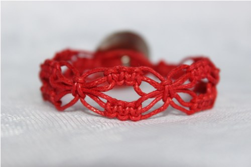 Motýlí.. Náramek macramé/shamballa — foto 6