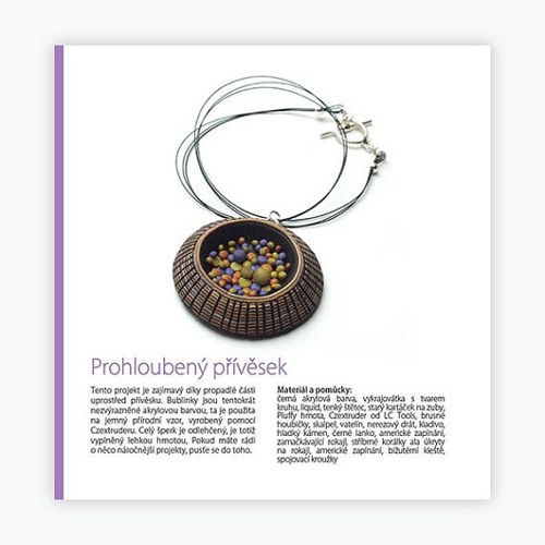Prouhloubený přívěsek - pdf návod — foto 2