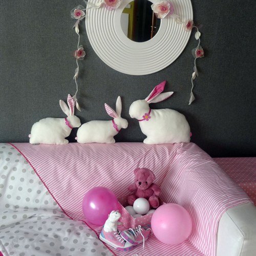 Teepee Sovičky 2 (stan,tyče,deka,králíci,girlanda) — foto 2