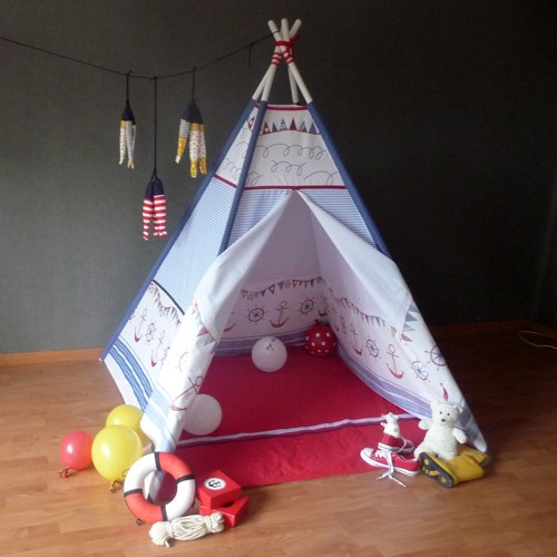 Teepee Námořník 2 (stan,tyče,deka,bójky) — foto 2