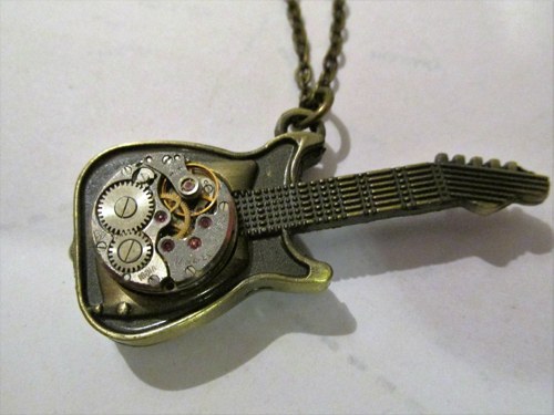 STEAMPUNKOVÁ KYTARA........... — foto 3