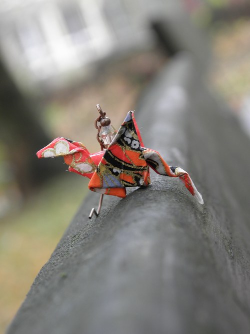 Dračí svět - origami náušnice — foto 3