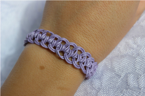 Mlhavé ráno.. Náramek macramé — foto 4