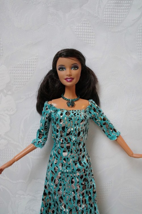 Tyrkysový motýlek pro barbie — foto 2