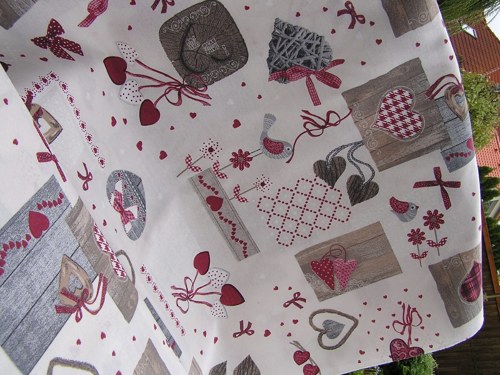 Metráž,patchwork srdíčka — foto 3