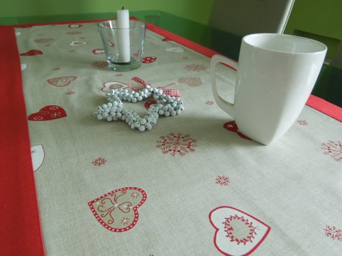 Běhoun srdíčka na režné + podšálky — foto 4