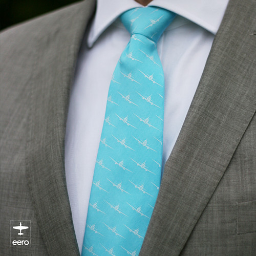 Kravata aviator #2 turquoise — foto 4
