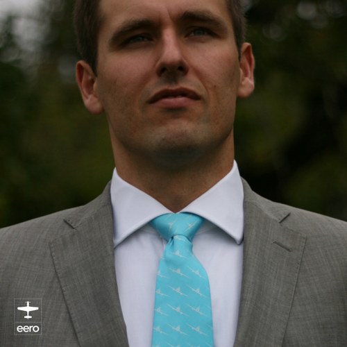 Kravata aviator #2 turquoise — foto 5