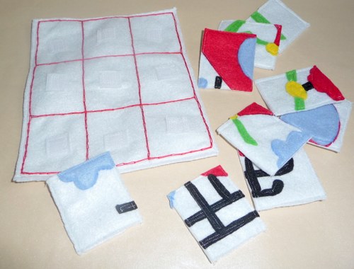 Textilné puzzle vrtulník — foto 4
