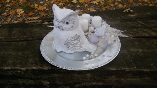 Adventní svícen Sova — foto 2