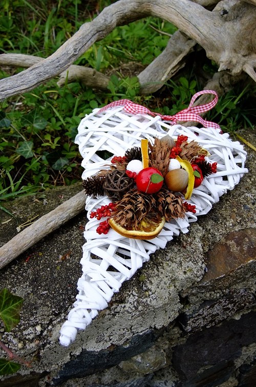 Vánoční srdíčko - s jablíčky — foto 2
