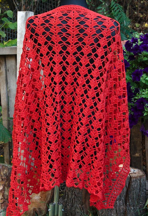 Pléd - cihlová červeň — foto 4