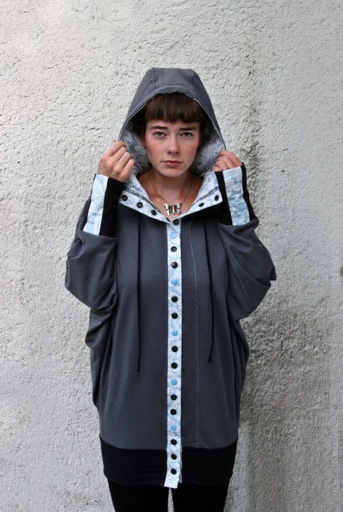 Cardigan/mikina ANTRACIT — foto 3