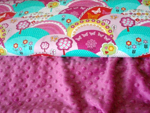 Minky - CUDDLE DIMPLE® Raspberry — foto 3