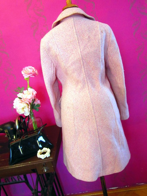 Kabát vlna pink powder — foto 5