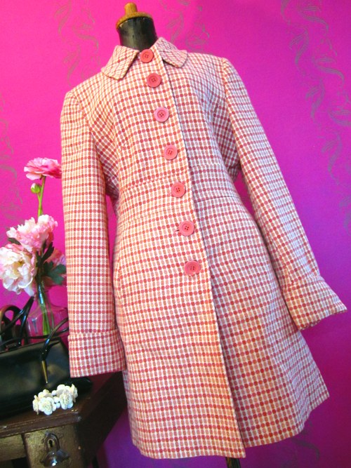 Kabát retro dots Jackie — foto 2