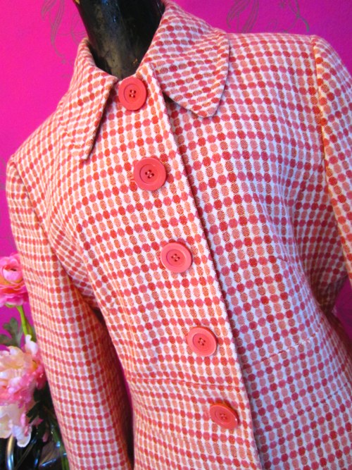 Kabát retro dots Jackie — foto 3