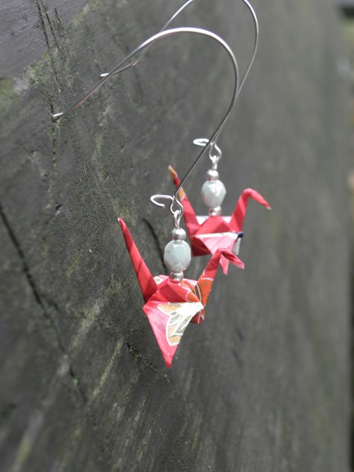 Něžnosti - origami náušnice — foto 2