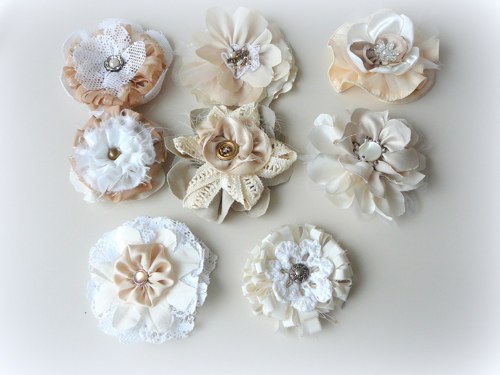 Květ-brož shabby chic 2. — foto 3