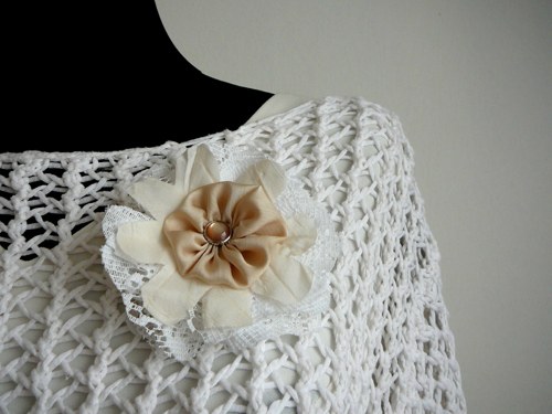 Květ-brož shabby chic 6. — foto 2