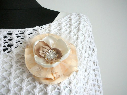 Květ-brož shabby chic 8. — foto 2