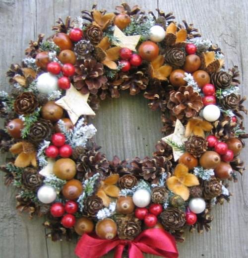 Adventní věneček s hvězdičkami — foto 2