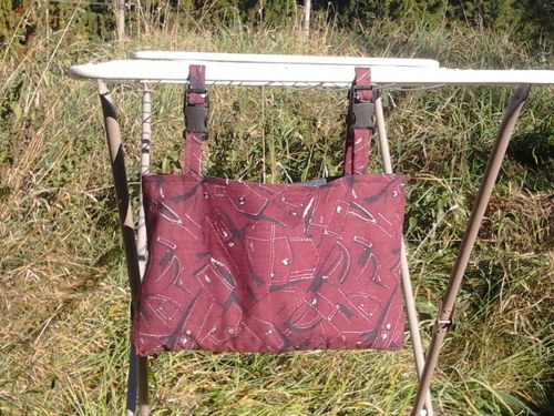 Taštička na kolíky - hnědá — foto 2