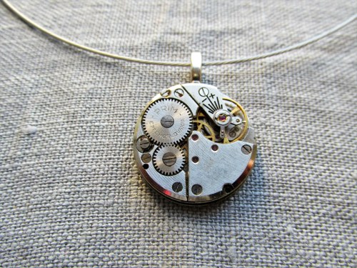 HODINKOVÝ steampunkový přívěsek PRIM.... — foto 2