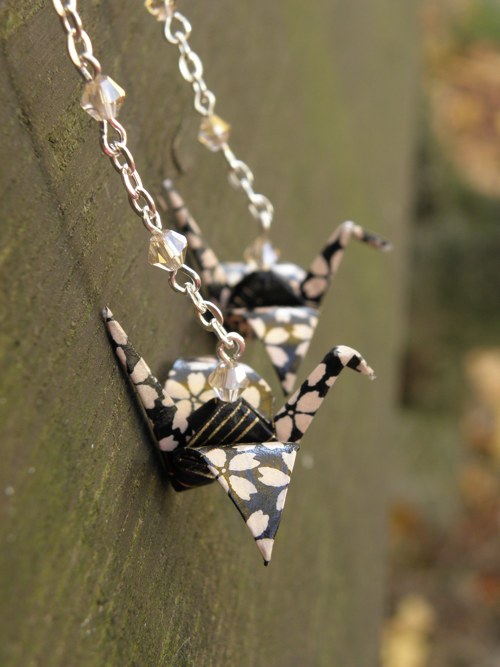 Do nekonečna a ještě dál - origami náušnice — foto 2