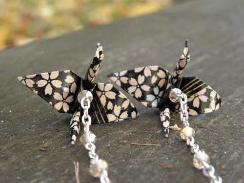 Do nekonečna a ještě dál - origami náušnice — foto 4