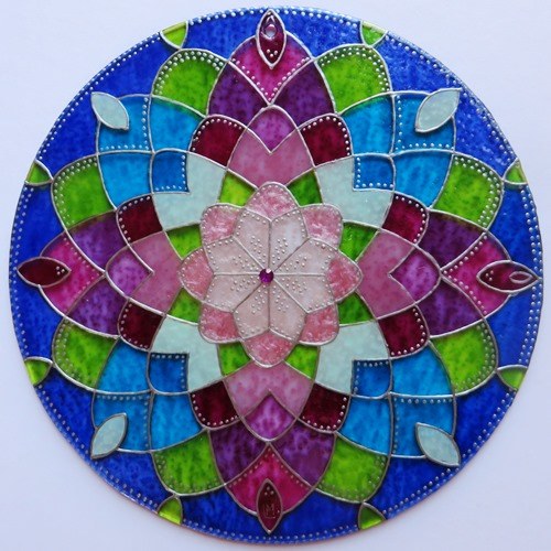 "Hedvábný Sen" - Autorská mandala — foto 3