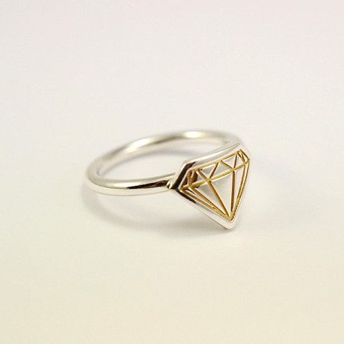 Prsten DIAMANT (ag 925) — foto 3