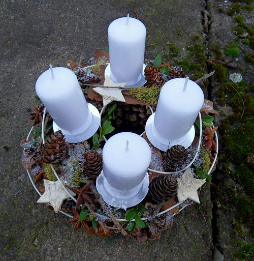 Adventní věneček přírodní — foto 3