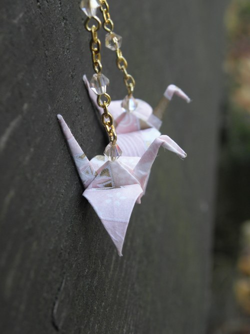 Z lesní tůňky - origami náušnice — foto 2