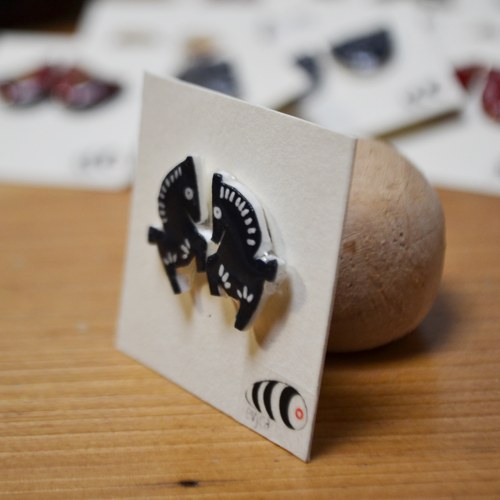 Modří koníci náušnice — foto 2