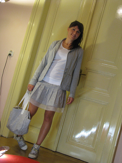 Sukně Hoyden - Grey letter — foto 3