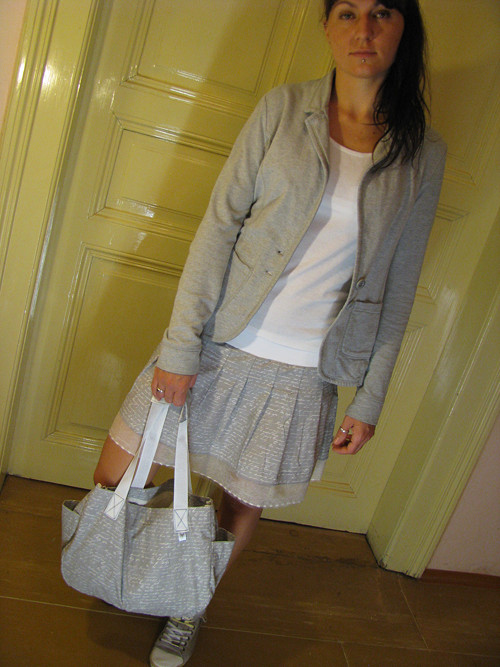 Sukně Hoyden - Grey letter — foto 4