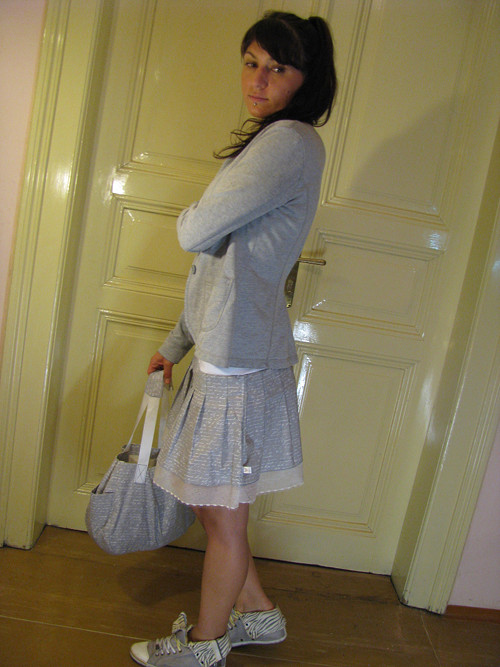 Sukně Hoyden - Grey letter — foto 5