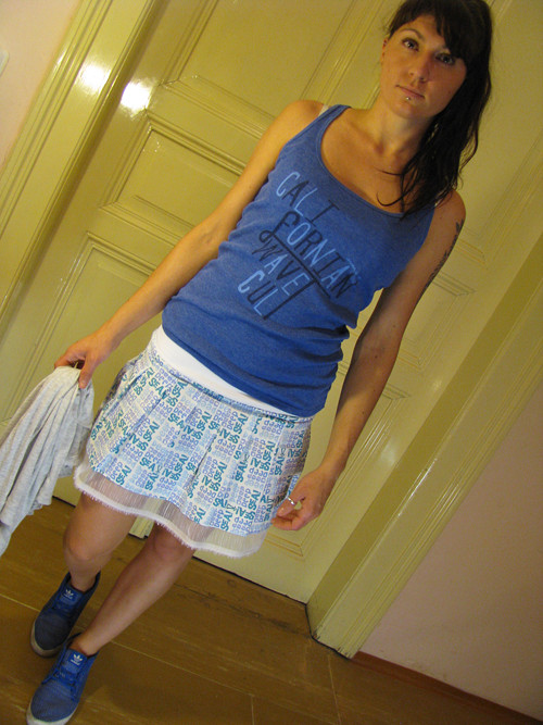 Sukně Hoyden - blue/white — foto 4