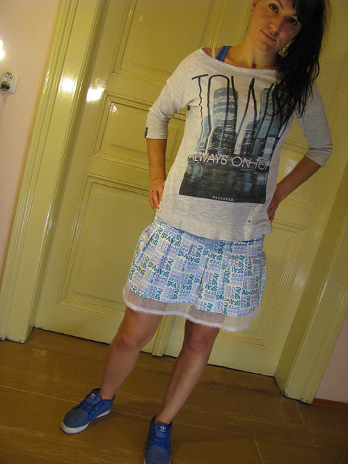 Sukně Hoyden - blue/white — foto 6