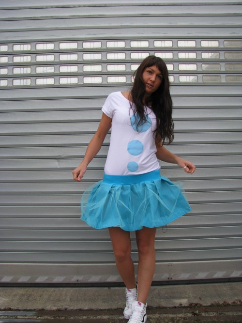 Sukně Rocker in fluff Blue — foto 3