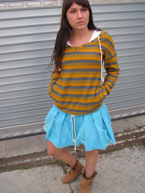 Sukně Rocker in fluff Blue — foto 6