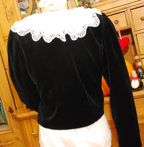 Sametové černé sáčko — foto 3