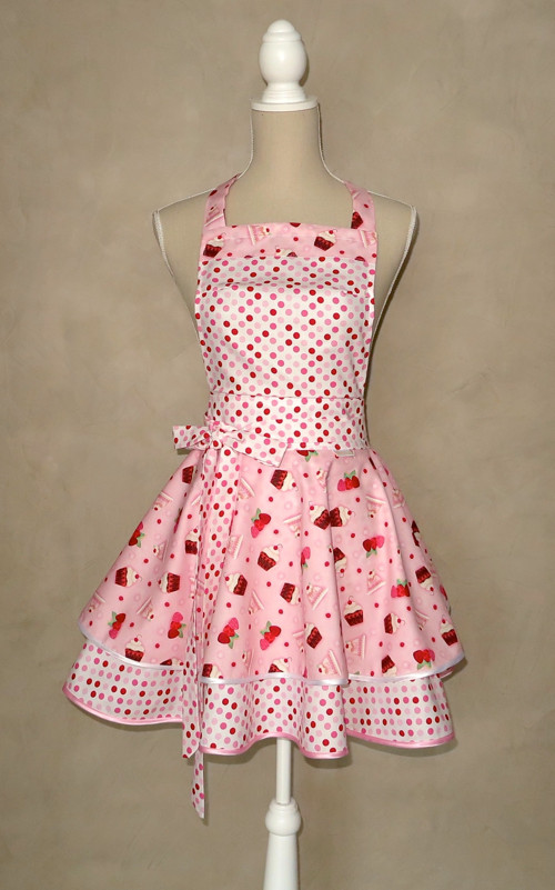 Luxusná Kuchynská Zástera Candy Pink — foto 2