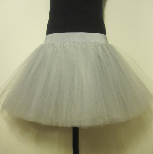 TYLOVÁ SUKNĚ - silver grey — foto 3